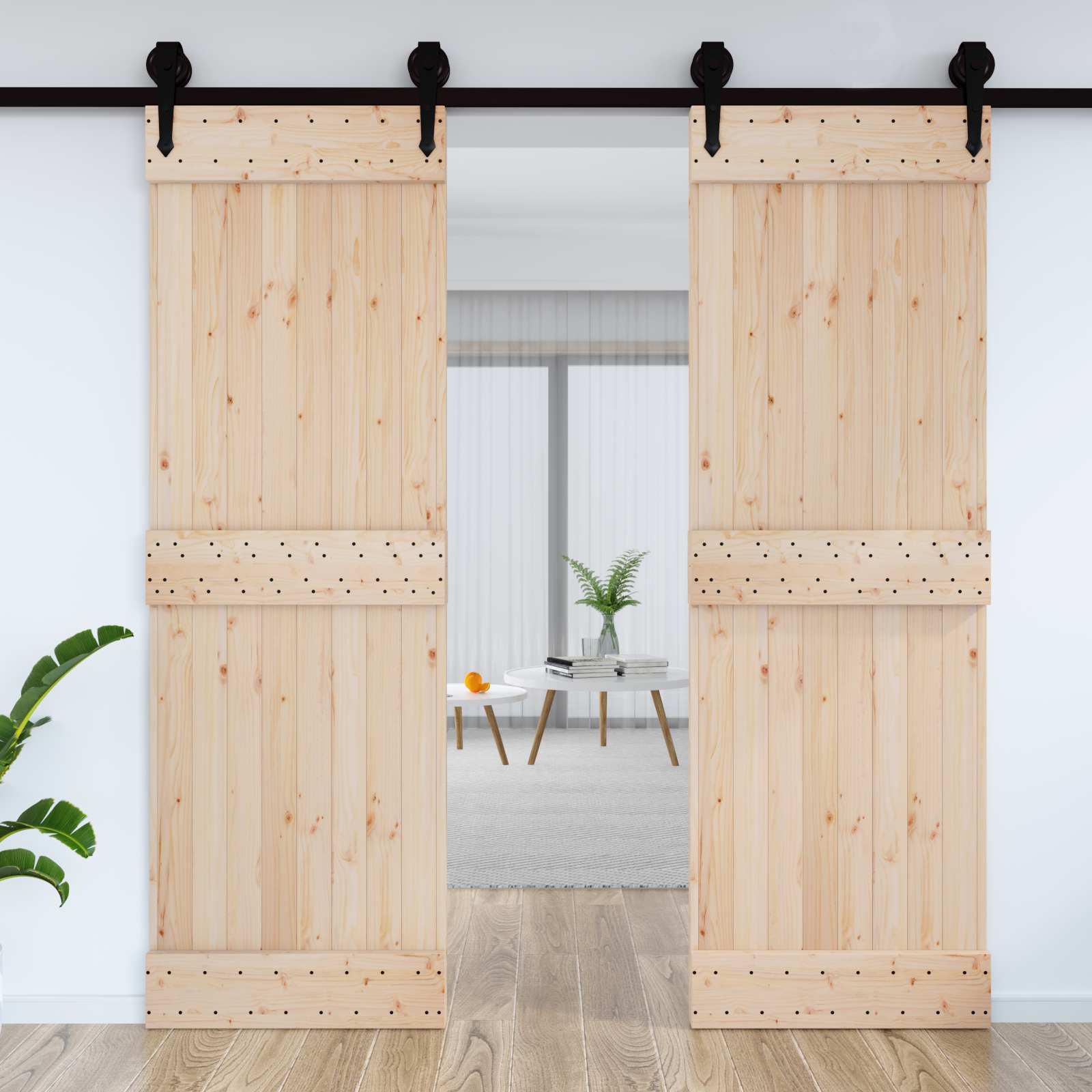 Deur NARVIK Naturel 70 x 210 cm Massief Grenenhout is nu te koop bij PeponiXL, paradijselijk wonen!