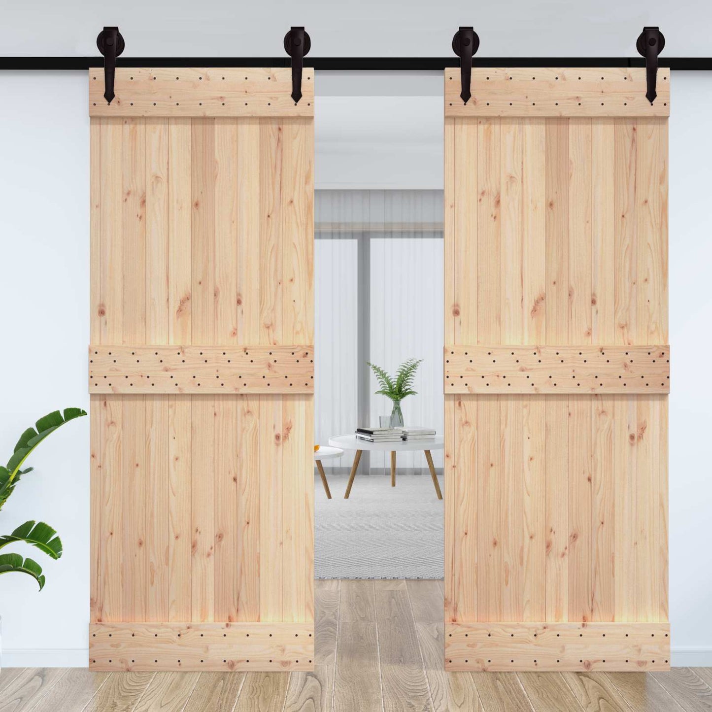 Deur NARVIK Naturel 85 x 210 cm Massief Grenenhout is nu te koop bij PeponiXL, paradijselijk wonen!