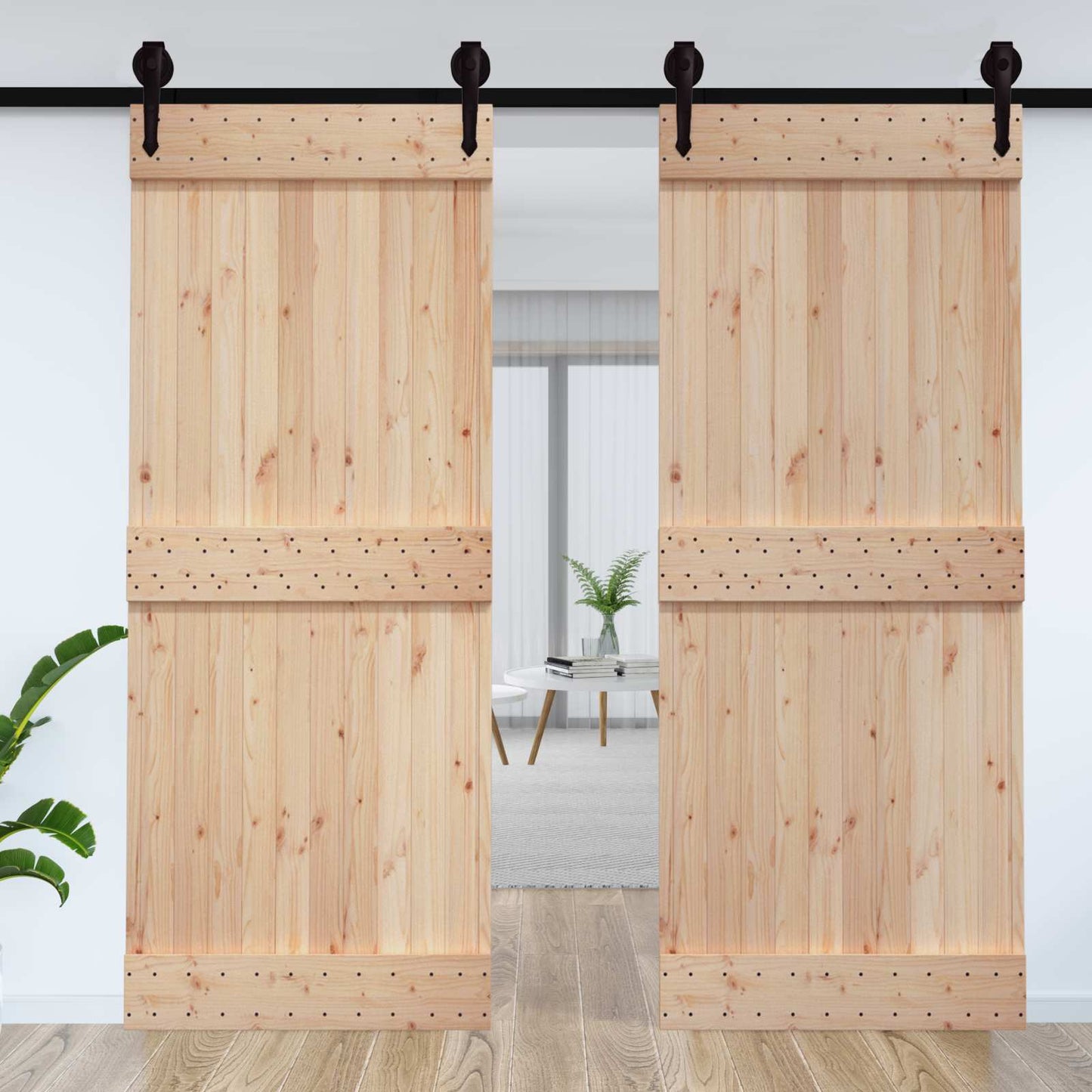 Deur NARVIK Naturel 95 x 210 cm Massief Grenenhout is nu te koop bij PeponiXL, paradijselijk wonen!