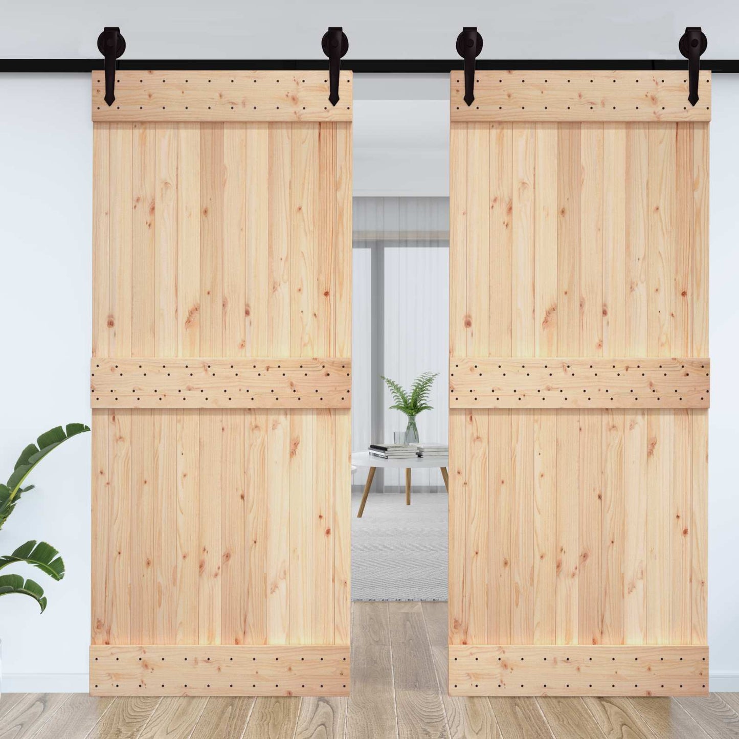 Deur NARVIK Naturel 100 x 210 cm Massief Grenenhout is nu te koop bij PeponiXL, paradijselijk wonen!