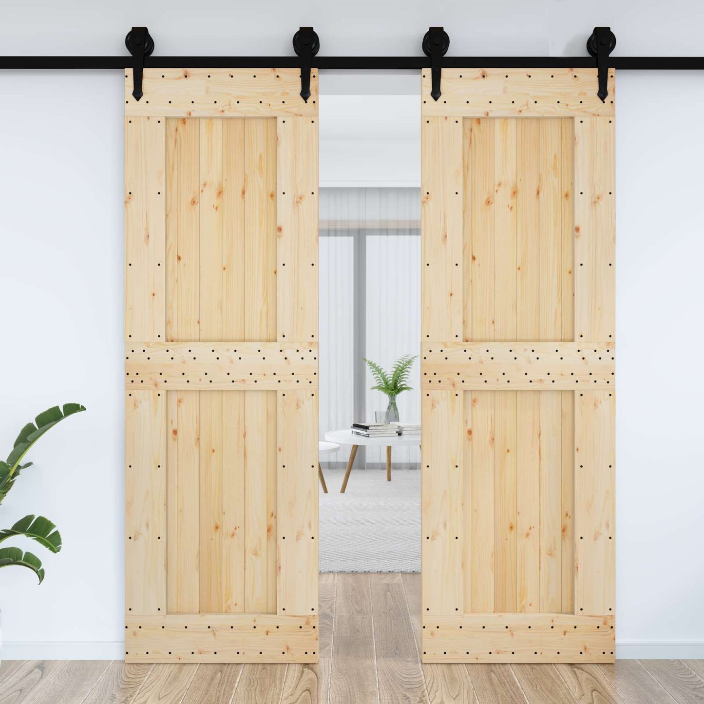 Deur NARVIK Naturel 70 x 210 cm Massief Grenenhout is nu te koop bij PeponiXL, paradijselijk wonen!