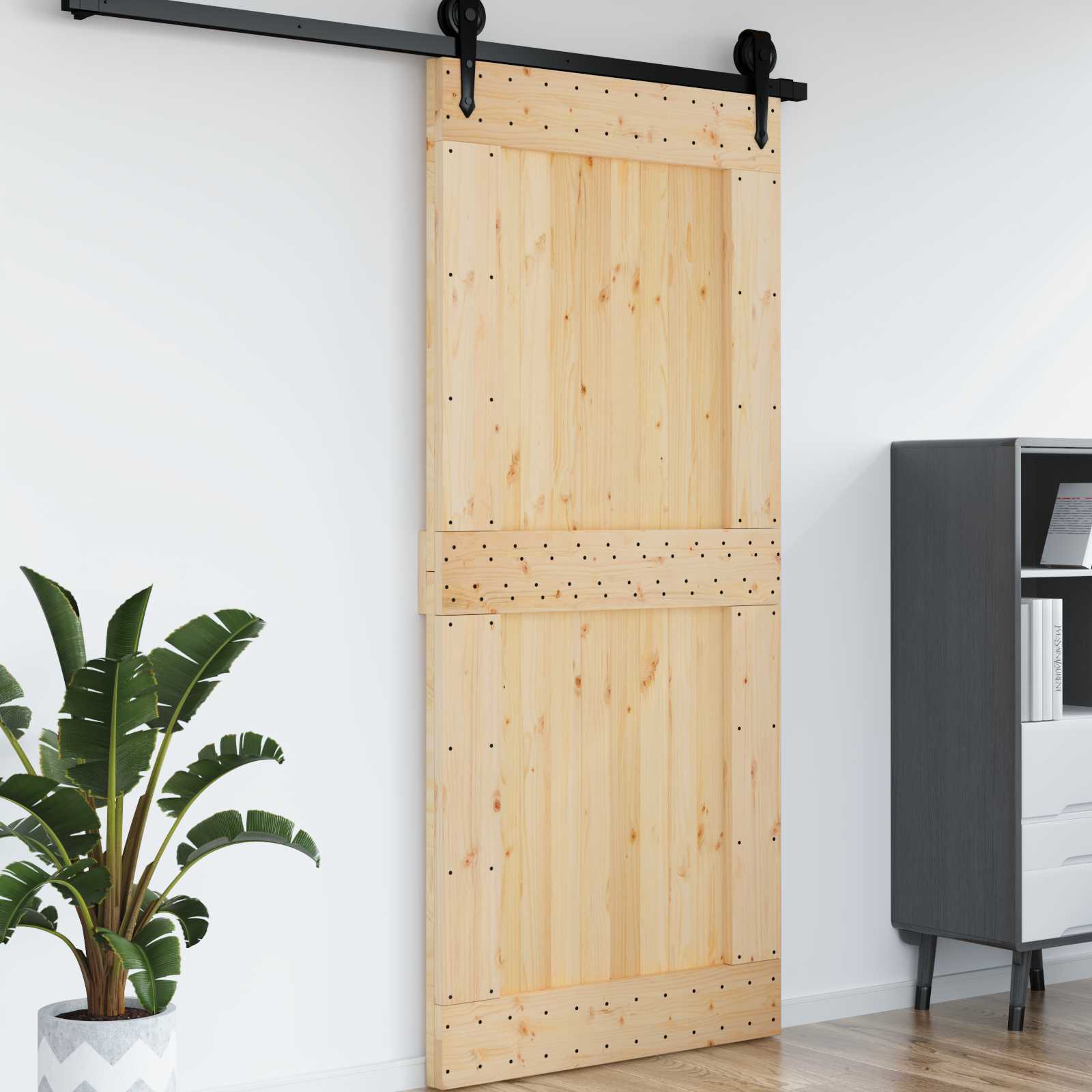 Deur NARVIK Naturel 100 x 210 cm Massief Grenenhout is nu te koop bij PeponiXL, paradijselijk wonen!