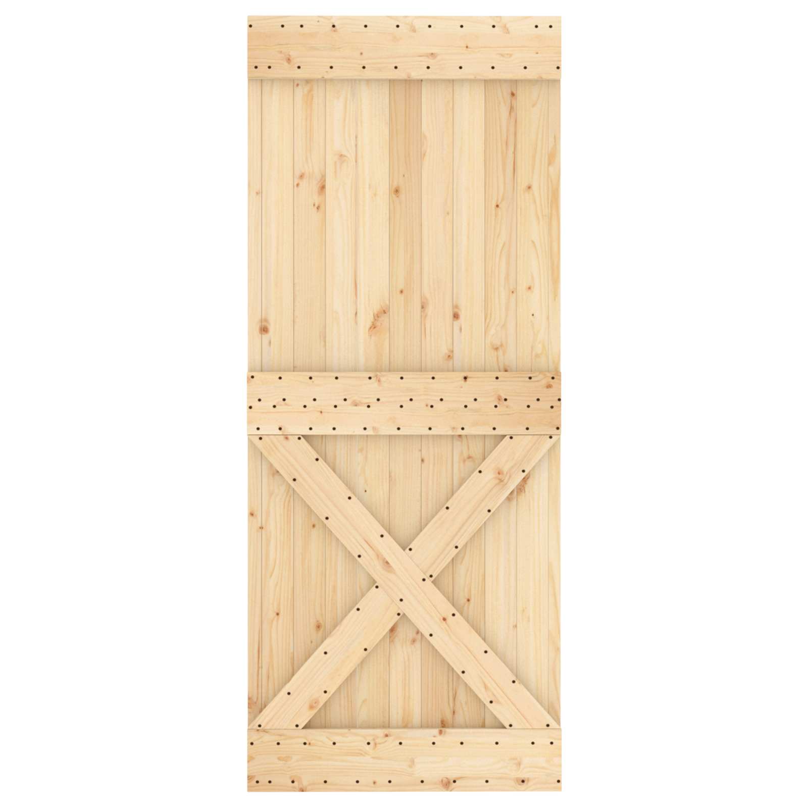 Deur NARVIK Naturel 85 x 210 cm Massief Grenenhout is nu te koop bij PeponiXL, paradijselijk wonen!