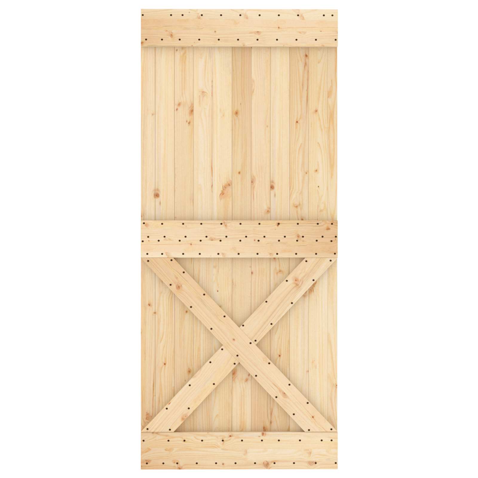 Deur NARVIK Naturel 90 x 210 cm Massief Grenenhout is nu te koop bij PeponiXL, paradijselijk wonen!
