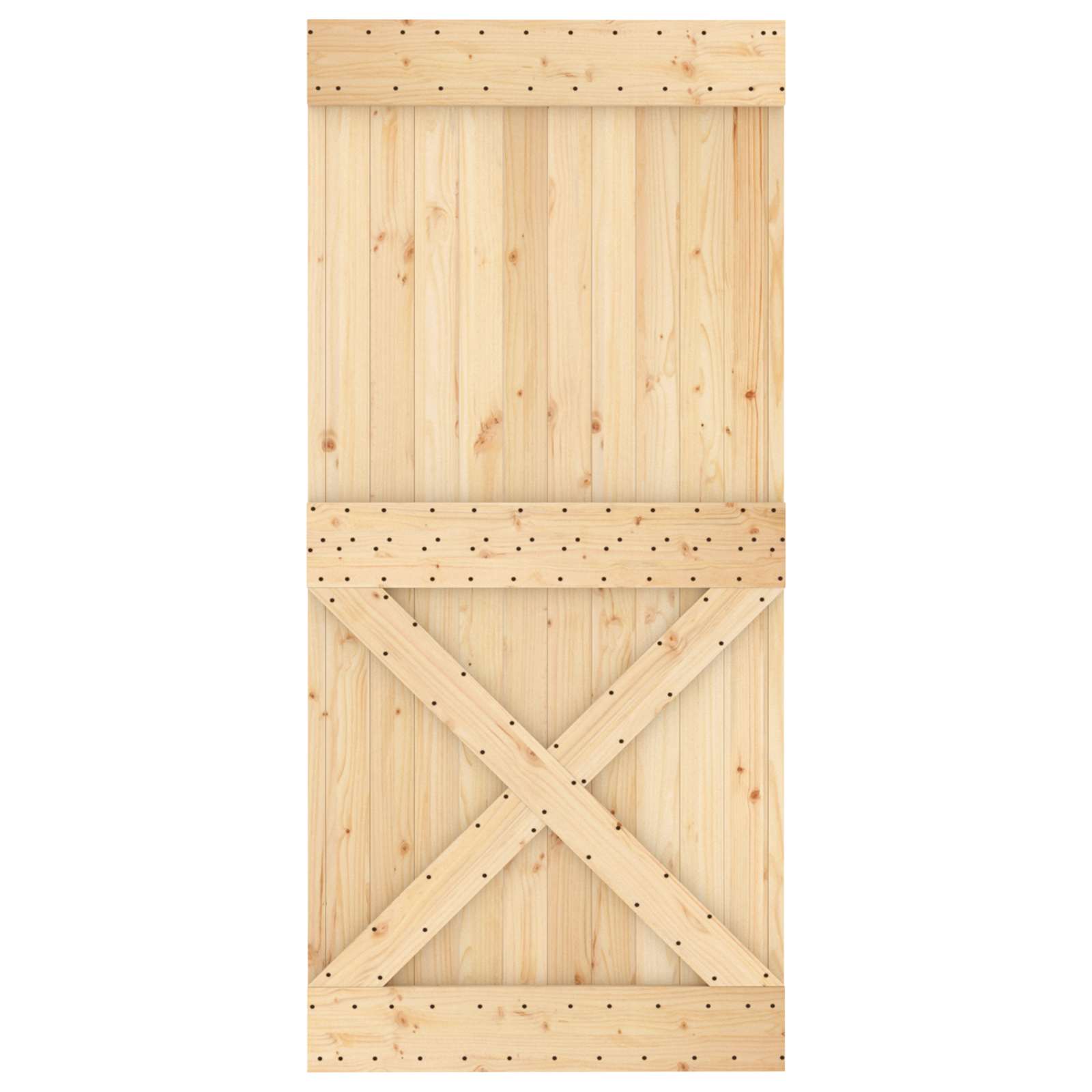 Deur NARVIK Naturel 95 x 210 cm Massief Grenenhout is nu te koop bij PeponiXL, paradijselijk wonen!