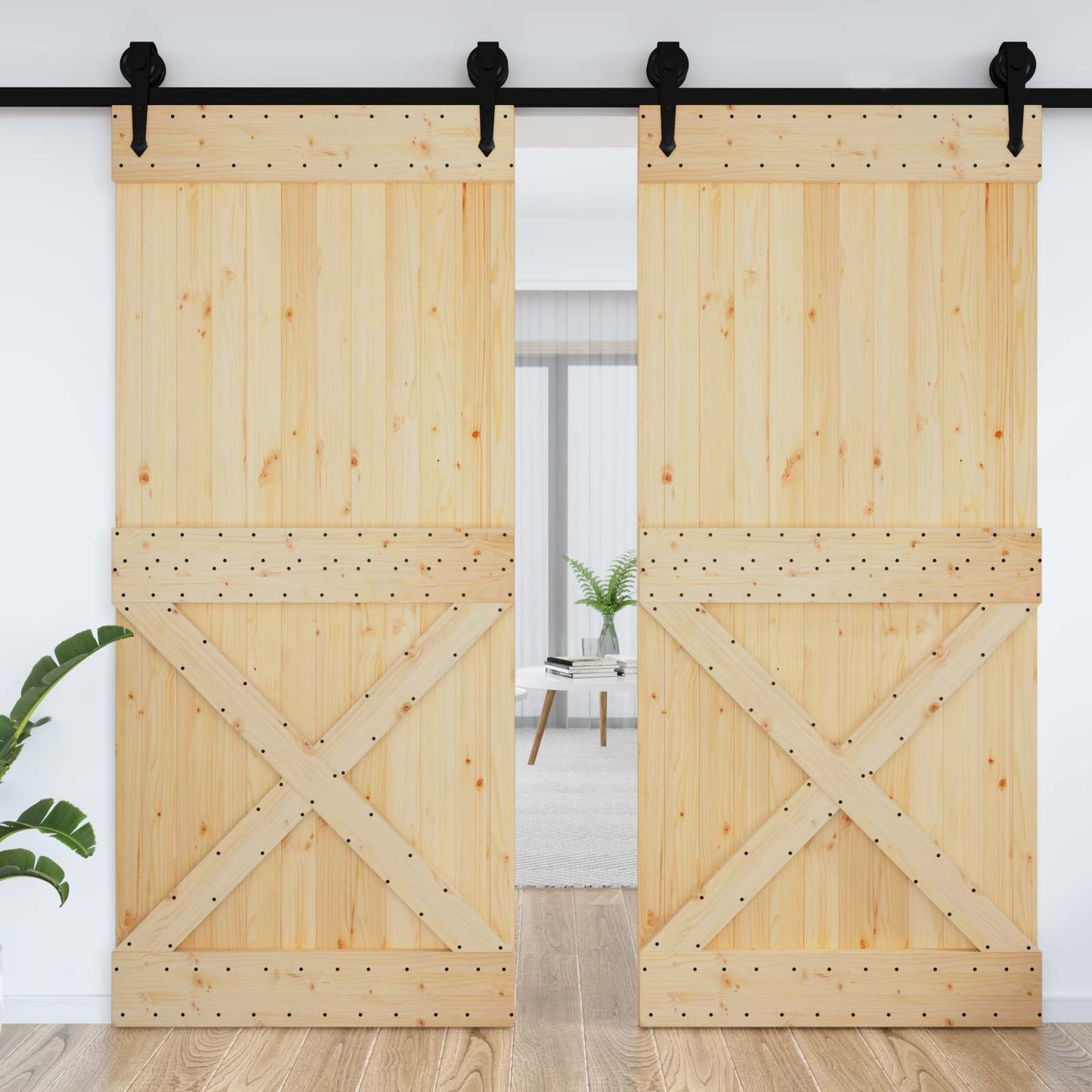 Deur NARVIK Naturel 100 x 210 cm Massief Grenenhout is nu te koop bij PeponiXL, paradijselijk wonen!