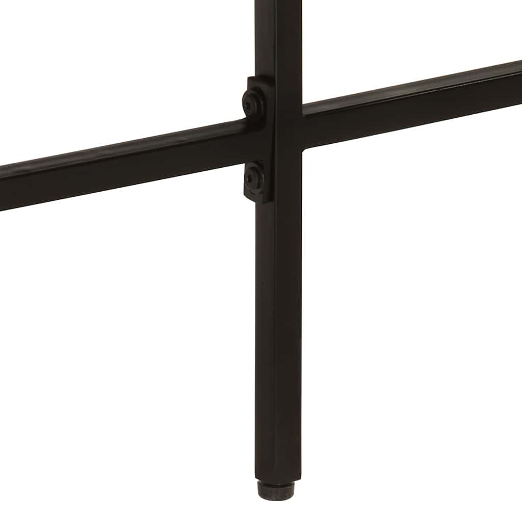 Bureau 165x110x77 cm massief mangohout en ijzer is nu te koop bij PeponiXL, paradijselijk wonen!