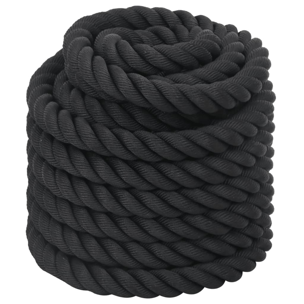 Battle Rope Zwart 15 m 11 kg Polyester is nu te koop bij PeponiXL, paradijselijk wonen!