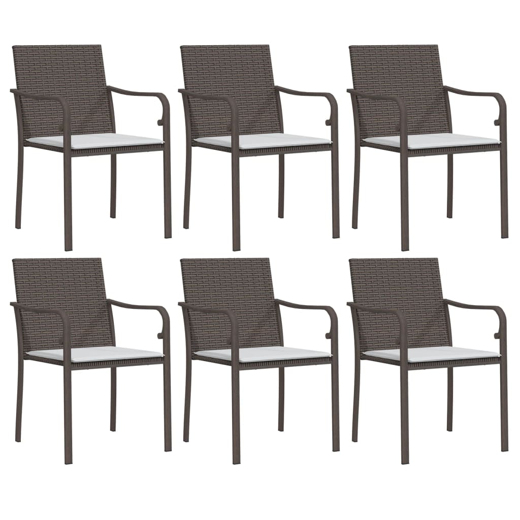 7-delige Tuinset met kussens poly rattan en staal is nu te koop bij PeponiXL, paradijselijk wonen!