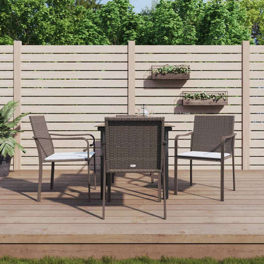 5-delige Tuinset met kussens poly rattan en staal is nu te koop bij PeponiXL, paradijselijk wonen!