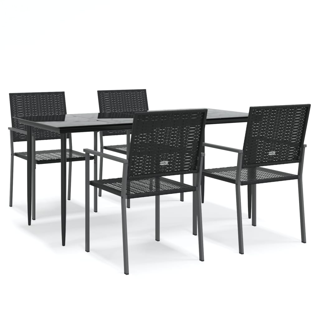 5-delige Tuinset poly rattan en staal is nu te koop bij PeponiXL, paradijselijk wonen!