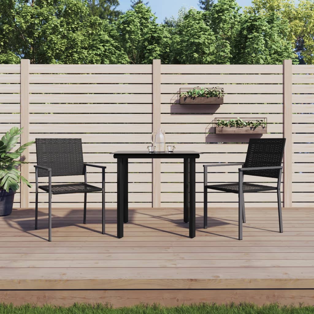 3-delige Tuinset met kussens poly rattan en staal is nu te koop bij PeponiXL, paradijselijk wonen!