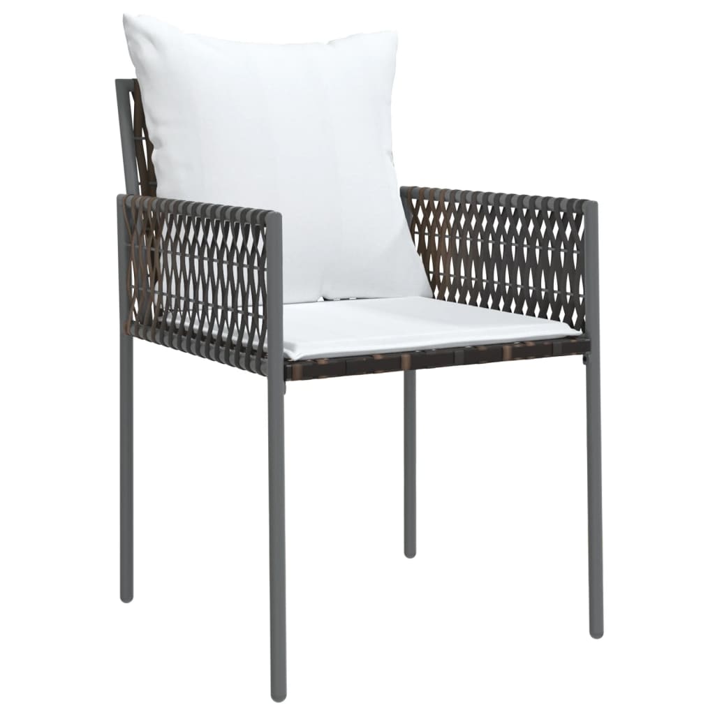 5-delige Tuinset met kussens poly rattan en staal is nu te koop bij PeponiXL, paradijselijk wonen!