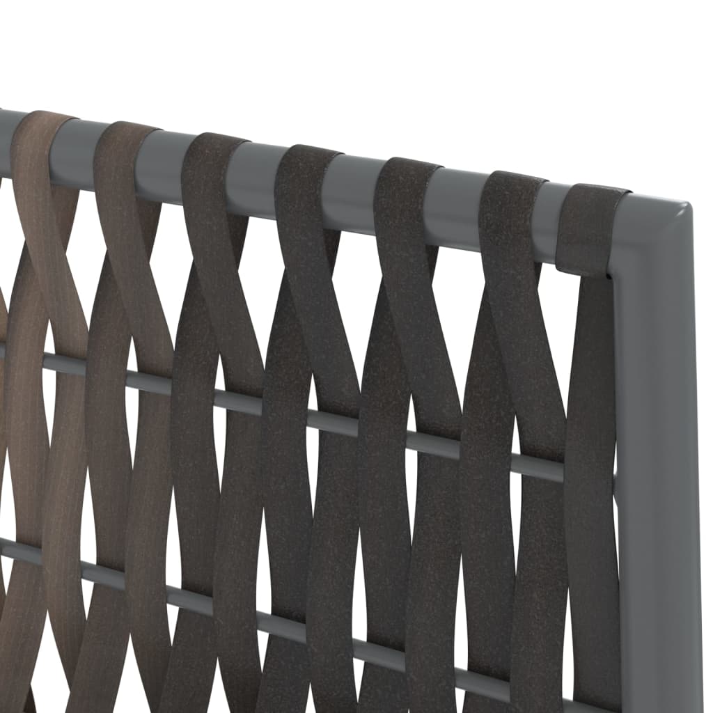 7-delige Tuinset met kussens poly rattan en staal