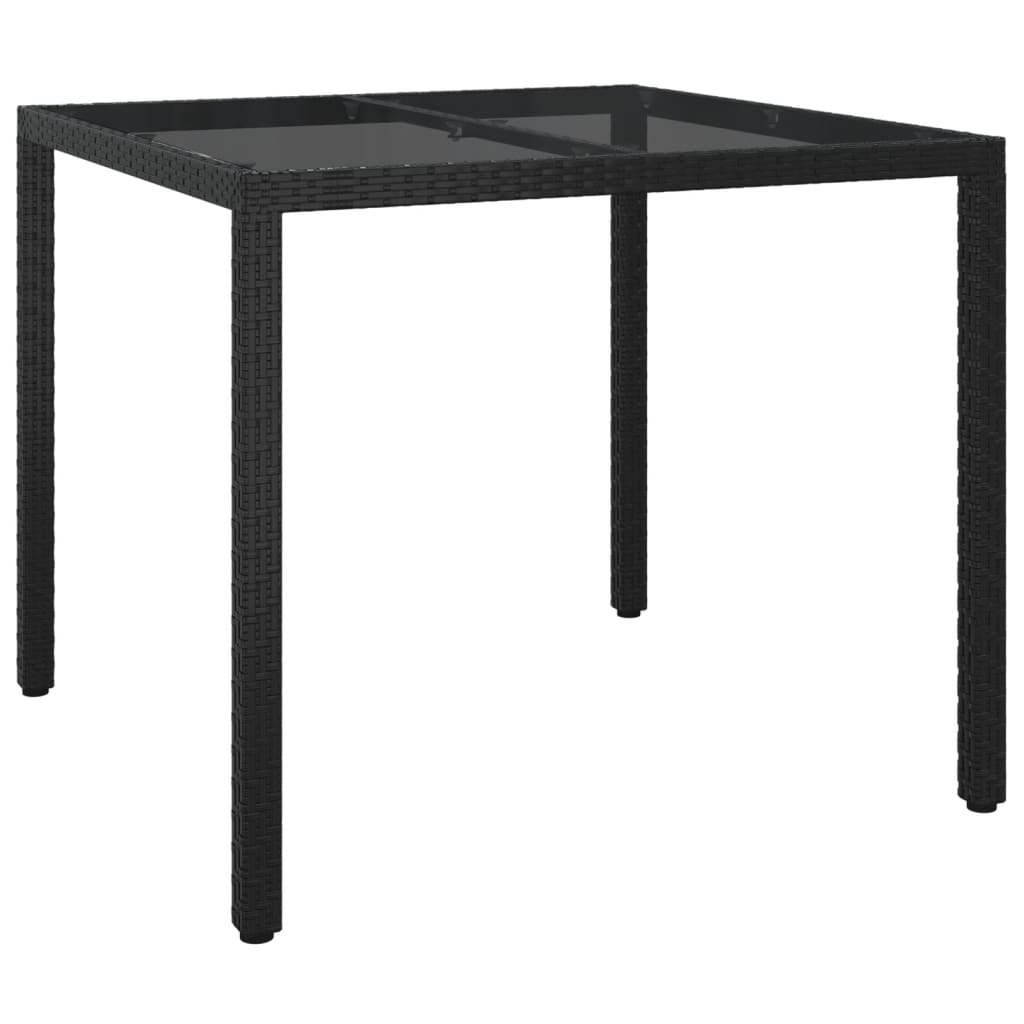 3-delige Tuinset met kussens poly rattan zwart is nu te koop bij PeponiXL, paradijselijk wonen!