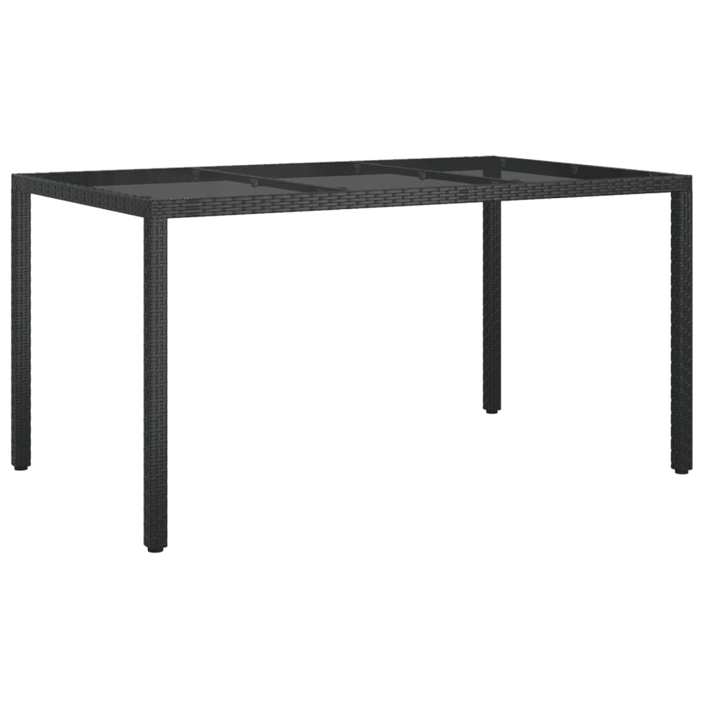 5-delige Tuinset met kussens poly rattan zwart is nu te koop bij PeponiXL, paradijselijk wonen!