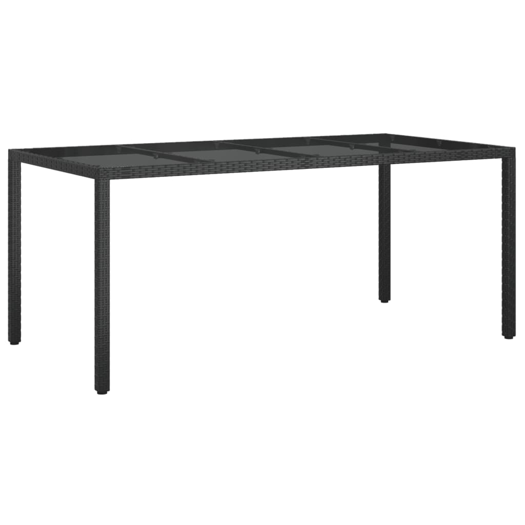 9-delige Tuinset poly rattan zwart is nu te koop bij PeponiXL, paradijselijk wonen!