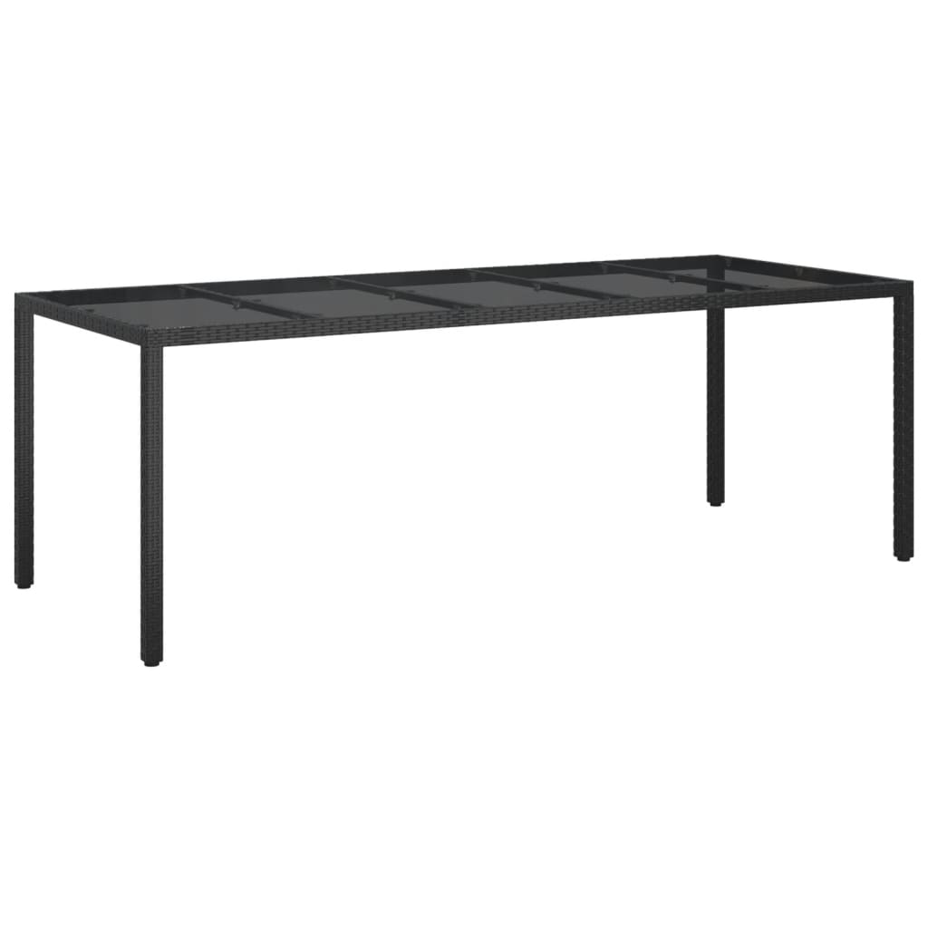 9-delige Tuinset poly rattan zwart is nu te koop bij PeponiXL, paradijselijk wonen!
