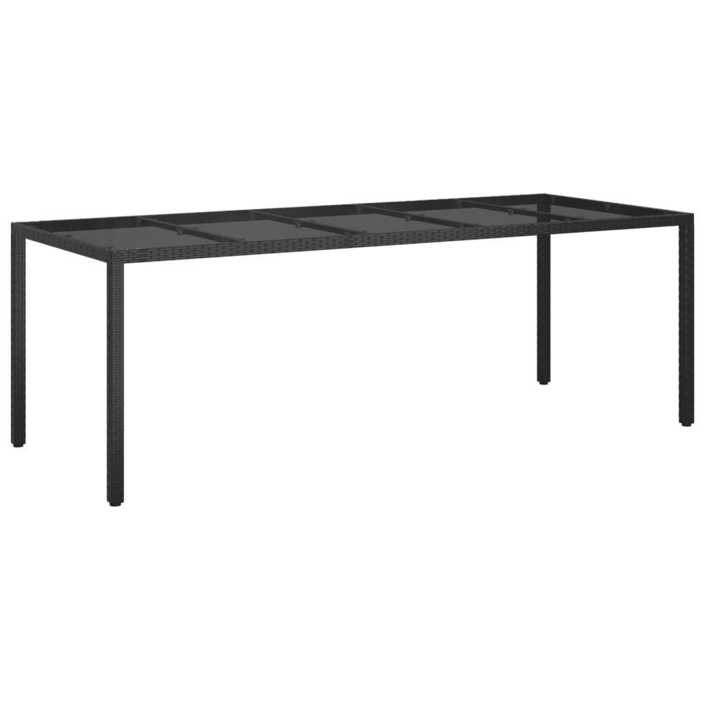 11-delige Tuinset met kussens poly rattan zwart is nu te koop bij PeponiXL, paradijselijk wonen!