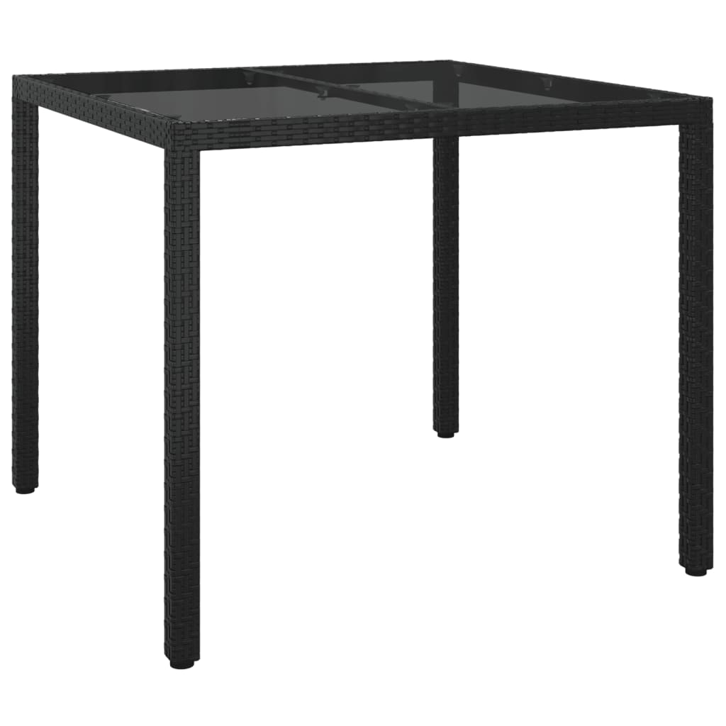 5-delige Tuinset met kussens poly rattan zwart is nu te koop bij PeponiXL, paradijselijk wonen!