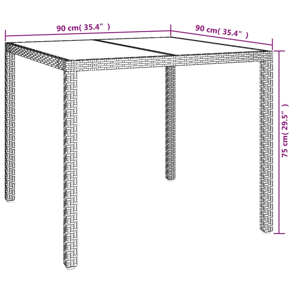 5-delige Tuinset met kussens poly rattan zwart is nu te koop bij PeponiXL, paradijselijk wonen!