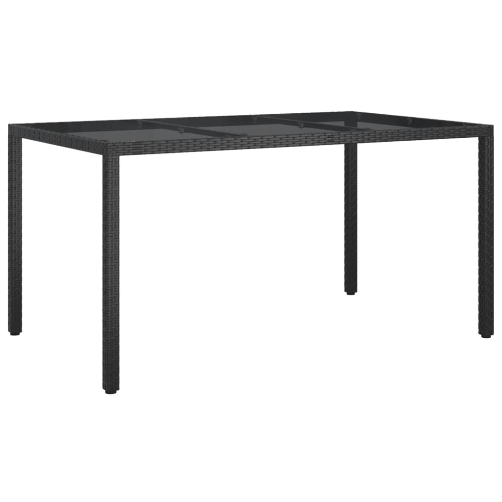 5-delige Tuinset met kussens poly rattan zwart is nu te koop bij PeponiXL, paradijselijk wonen!