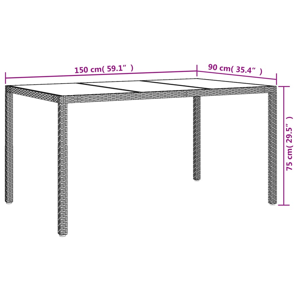5-delige Tuinset met kussens poly rattan zwart is nu te koop bij PeponiXL, paradijselijk wonen!