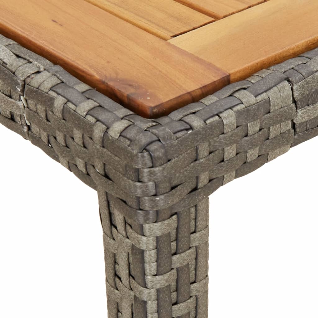 7-delige Tuinset met kussens poly rattan grijs is nu te koop bij PeponiXL, paradijselijk wonen!