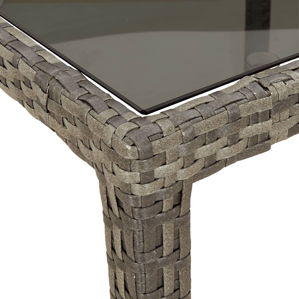 7-delige Tuinset met kussens poly rattan grijs is nu te koop bij PeponiXL, paradijselijk wonen!