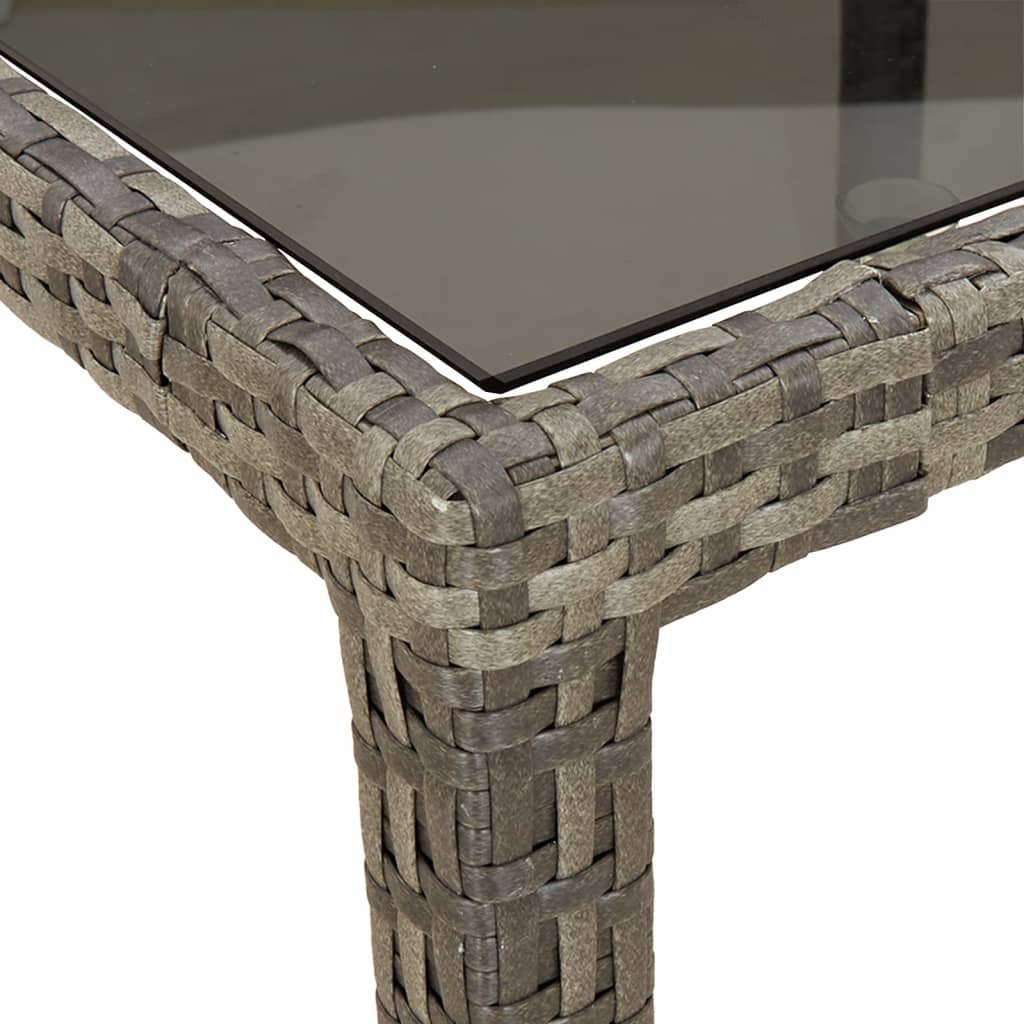 11-delige Tuinset met kussens poly rattan grijs is nu te koop bij PeponiXL, paradijselijk wonen!