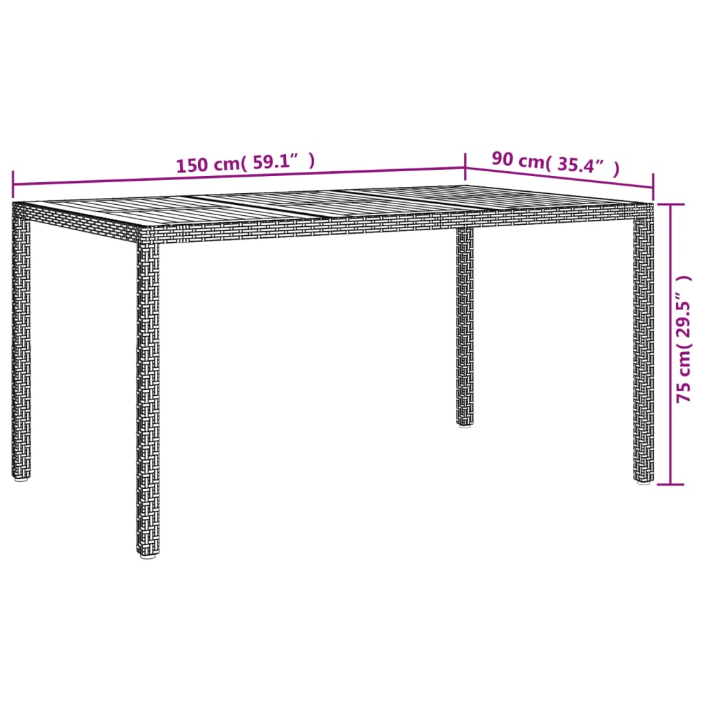 5-delige Tuinset met kussens poly rattan zwart is nu te koop bij PeponiXL, paradijselijk wonen!