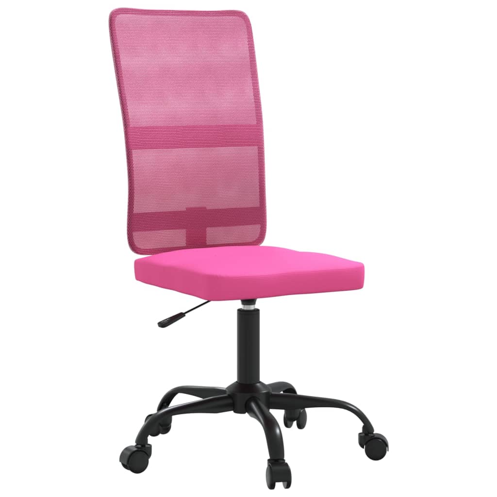 Kantoorstoel verstelbare hoogte mesh stof roze is nu te koop bij PeponiXL, paradijselijk wonen!