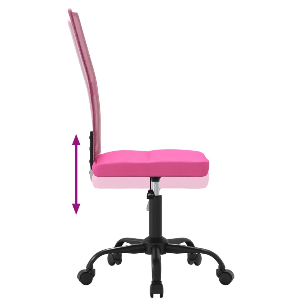 Kantoorstoel verstelbare hoogte mesh stof roze is nu te koop bij PeponiXL, paradijselijk wonen!