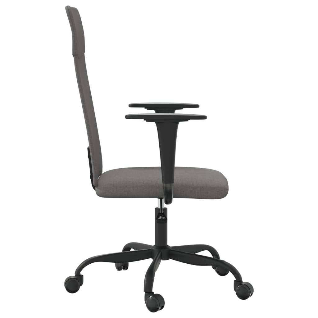 Kantoorstoel verstelbare hoogte stof donkergrijs is nu te koop bij PeponiXL, paradijselijk wonen!