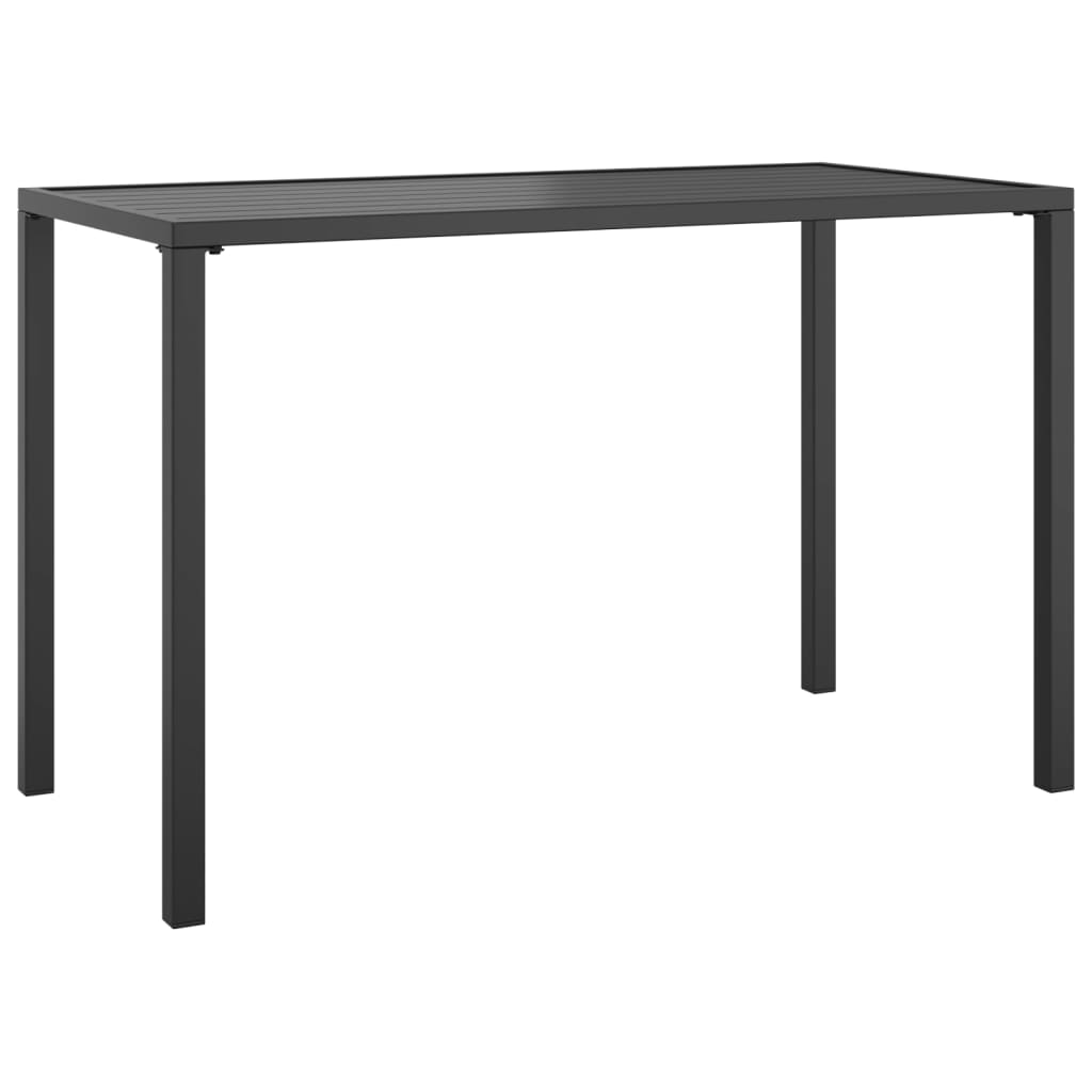 Tuintafel 110x54x70 cm staal antracietkleurig is nu te koop bij PeponiXL, paradijselijk wonen!
