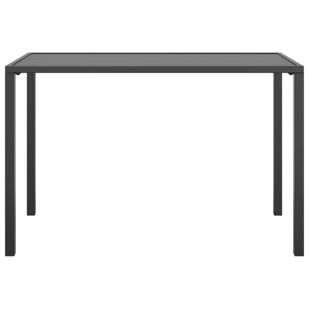 Tuintafel 110x54x70 cm staal antracietkleurig is nu te koop bij PeponiXL, paradijselijk wonen!