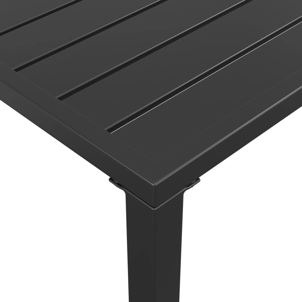 Tuintafel 110x54x70 cm staal antracietkleurig is nu te koop bij PeponiXL, paradijselijk wonen!