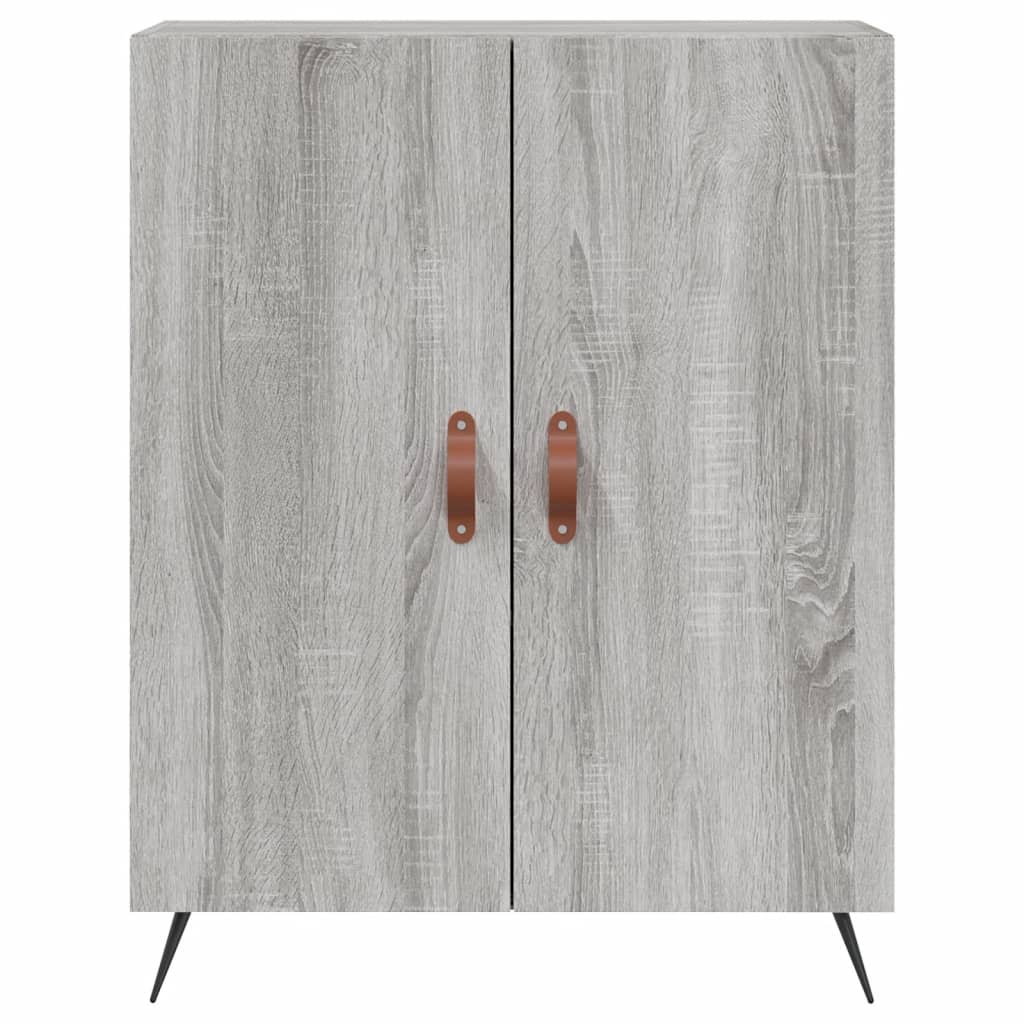 Dressoir 69,5x34x90 cm bewerkt hout grijs sonoma eikenkleurig is nu te koop bij PeponiXL, paradijselijk wonen!