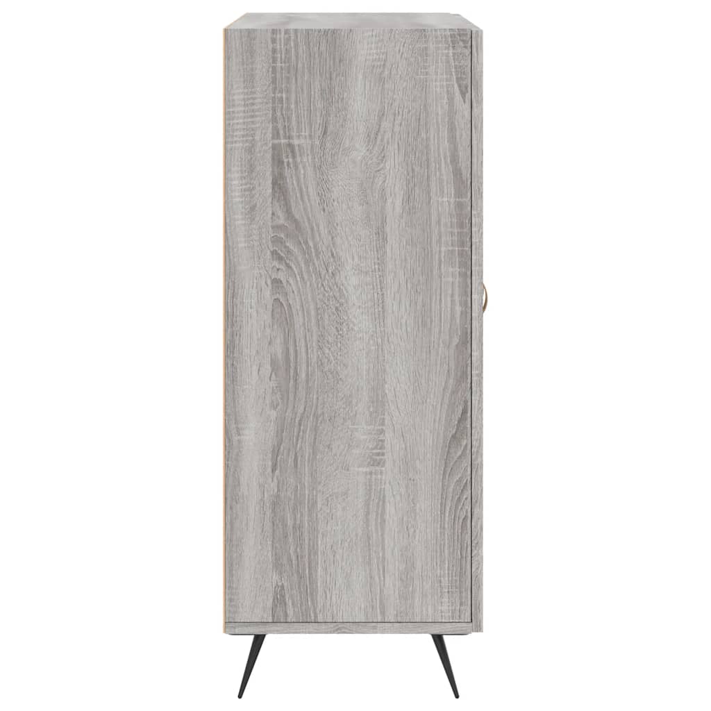 Dressoir 69,5x34x90 cm bewerkt hout grijs sonoma eikenkleurig is nu te koop bij PeponiXL, paradijselijk wonen!