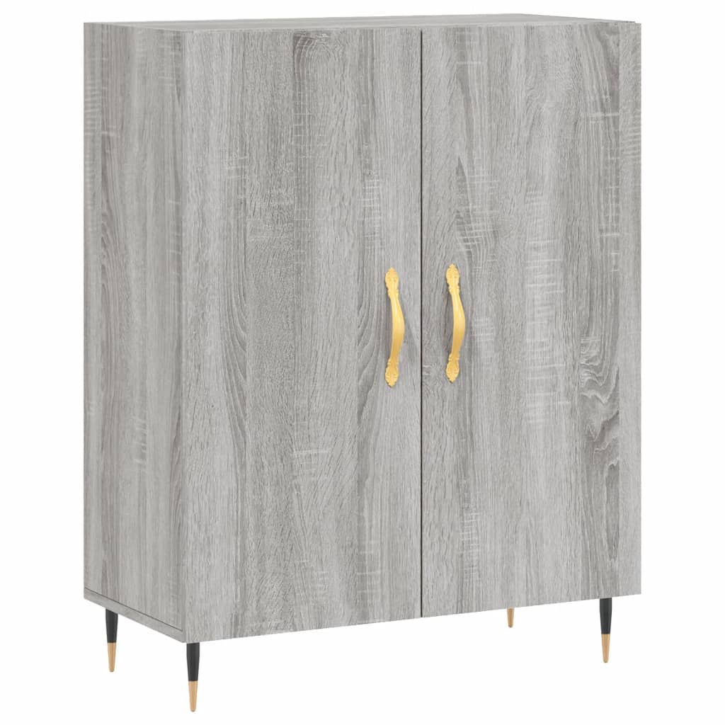 Dressoir 69,5x34x90 cm bewerkt hout grijs sonoma eikenkleurig is nu te koop bij PeponiXL, paradijselijk wonen!