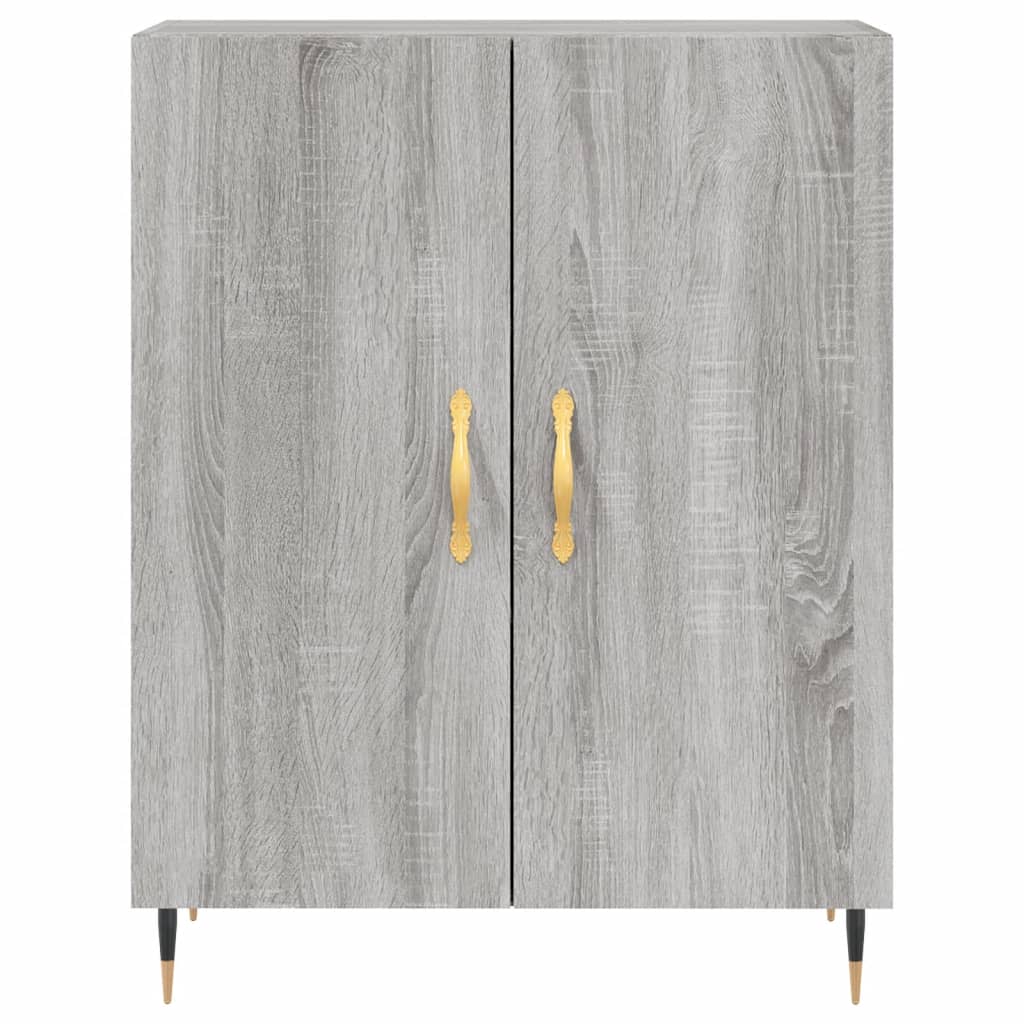 Dressoir 69,5x34x90 cm bewerkt hout grijs sonoma eikenkleurig is nu te koop bij PeponiXL, paradijselijk wonen!