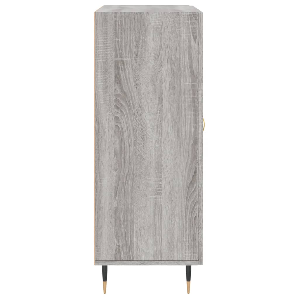 Dressoir 69,5x34x90 cm bewerkt hout grijs sonoma eikenkleurig is nu te koop bij PeponiXL, paradijselijk wonen!