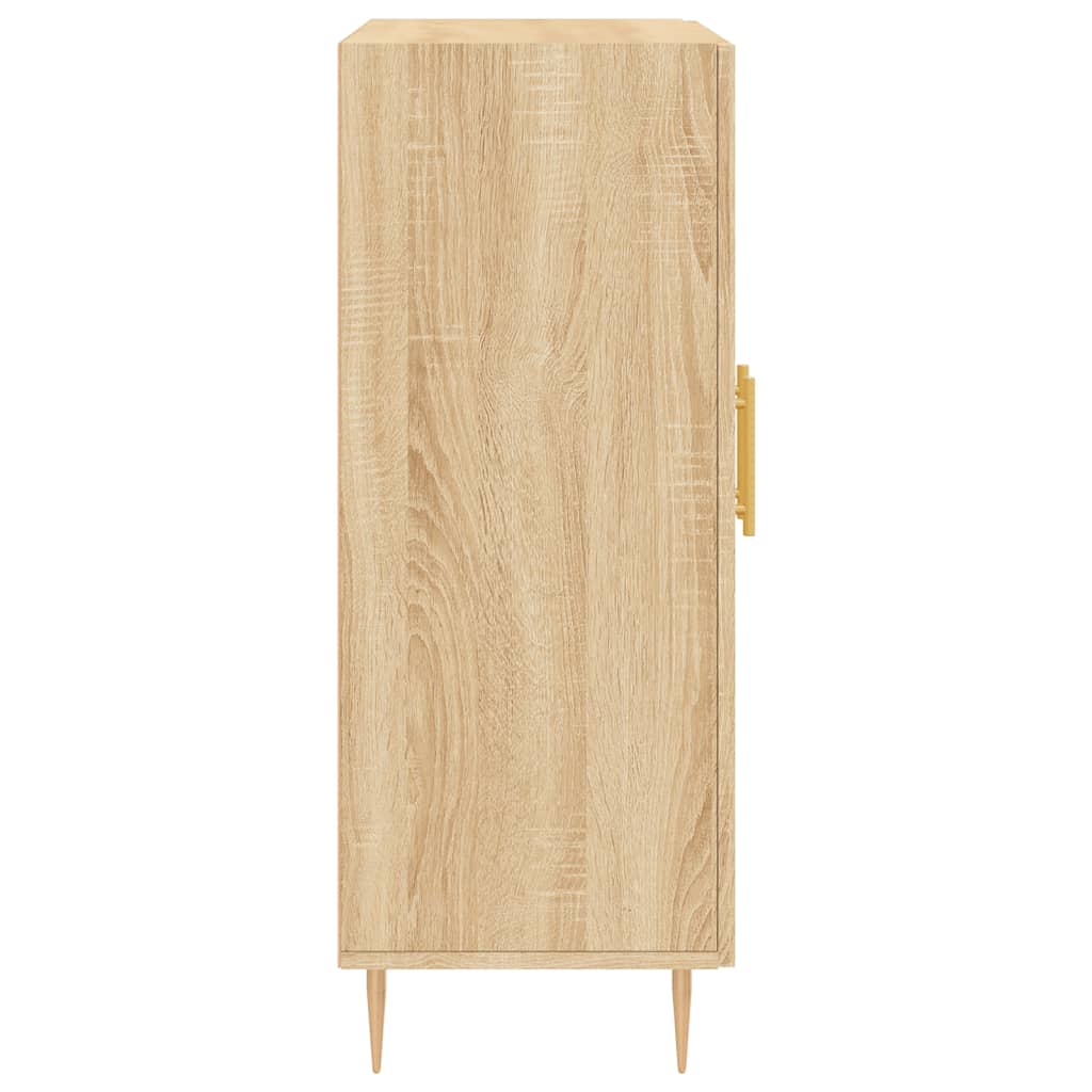 Dressoir 69,5x34x90 cm bewerkt hout sonoma eikenkleurig is nu te koop bij PeponiXL, paradijselijk wonen!