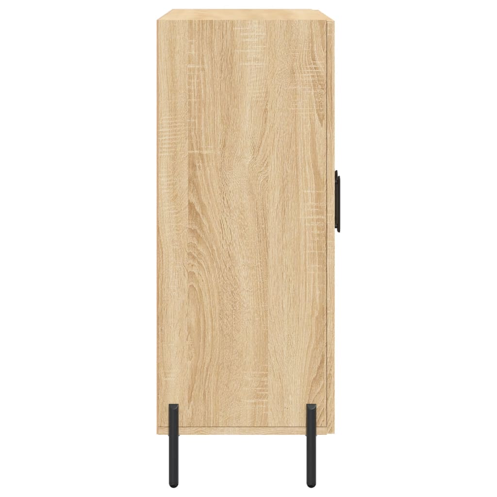 Dressoir 69,5x34x90 cm bewerkt hout sonoma eikenkleurig is nu te koop bij PeponiXL, paradijselijk wonen!