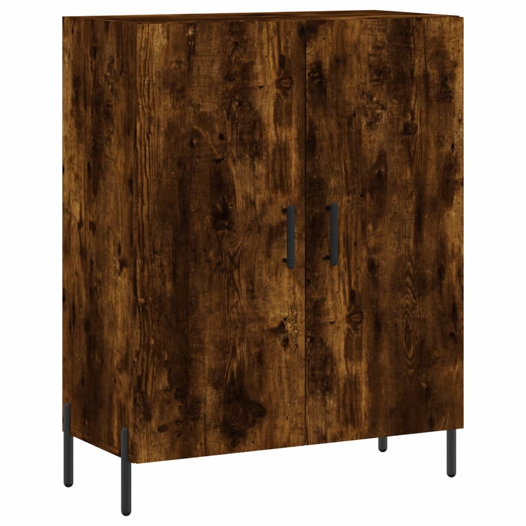 Dressoir 69,5x34x90 cm bewerkt hout gerookt eikenkleurig is nu te koop bij PeponiXL, paradijselijk wonen!