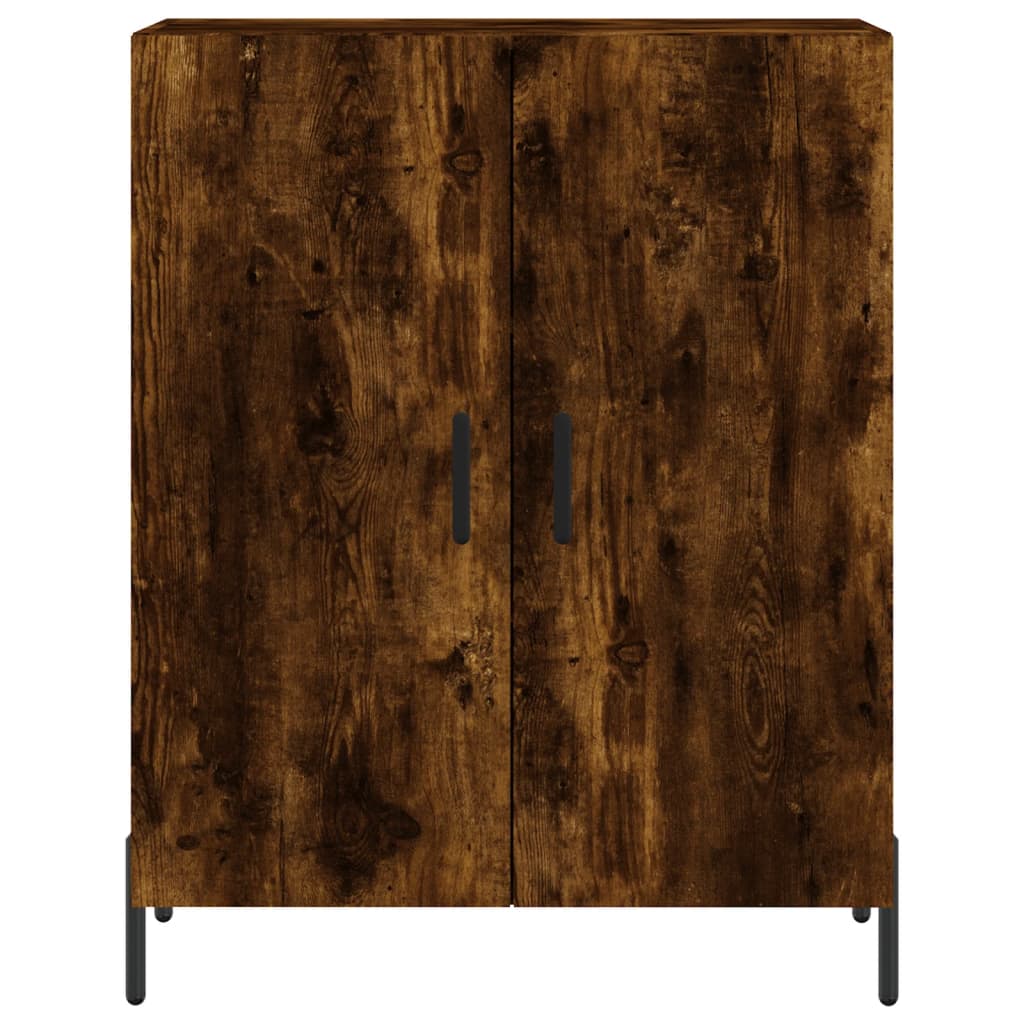 Dressoir 69,5x34x90 cm bewerkt hout gerookt eikenkleurig is nu te koop bij PeponiXL, paradijselijk wonen!