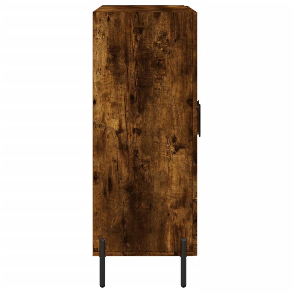 Dressoir 69,5x34x90 cm bewerkt hout gerookt eikenkleurig is nu te koop bij PeponiXL, paradijselijk wonen!