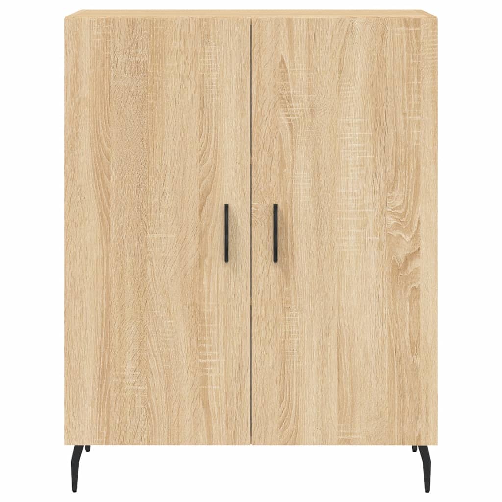 Dressoir 69,5x34x90 cm bewerkt hout sonoma eikenkleurig is nu te koop bij PeponiXL, paradijselijk wonen!
