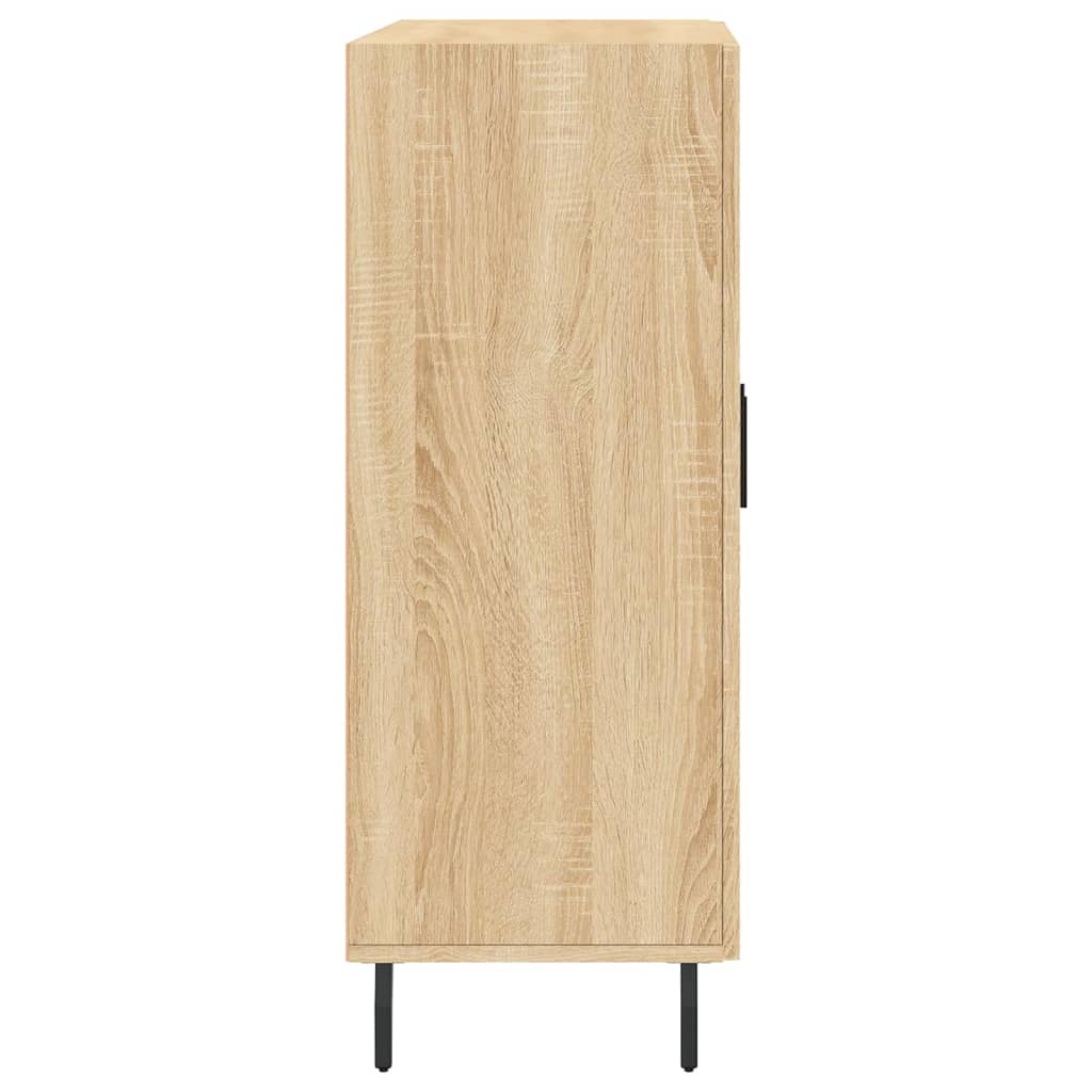 Dressoir 69,5x34x90 cm bewerkt hout sonoma eikenkleurig is nu te koop bij PeponiXL, paradijselijk wonen!
