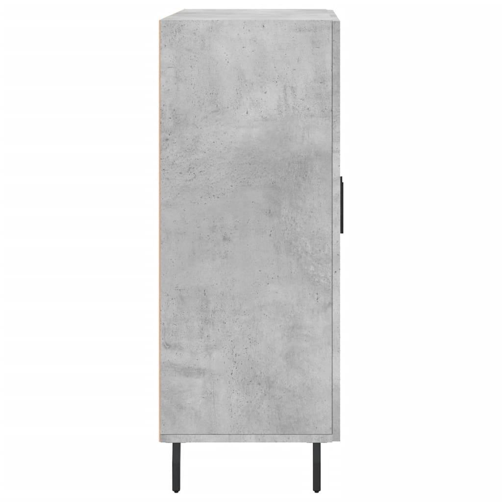 Dressoir 69,5x34x90 cm bewerkt hout betongrijs is nu te koop bij PeponiXL, paradijselijk wonen!
